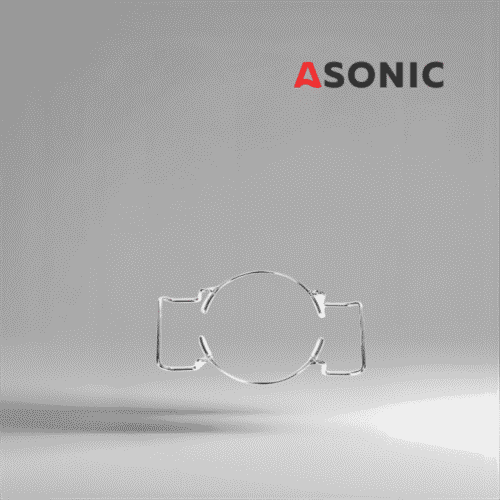 ASONIC porta becher da laboratorio 0,8L, piccolo accessorio in acciaio inox per applicazioni di pulizia a ultrasuoni di precisione.