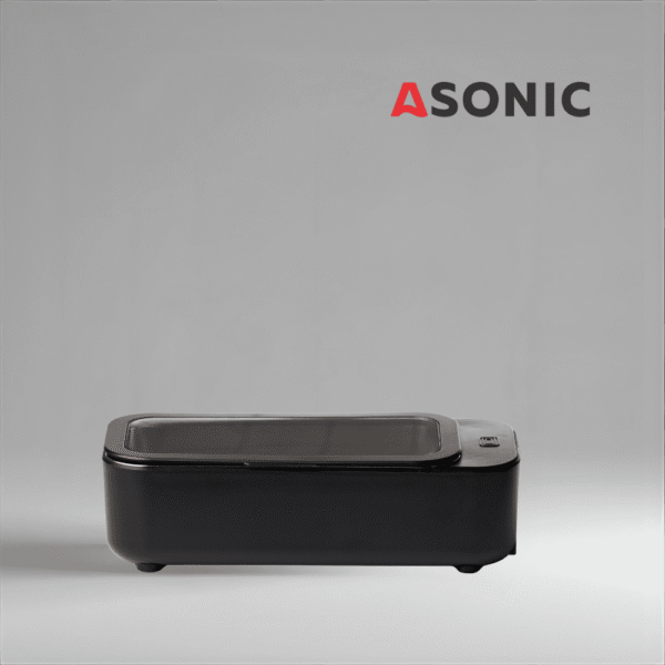ASONIC HOME-450black pulitore a ultrasuoni, dispositivo portatile per una pulizia domestica affidabile di piccoli accessori.