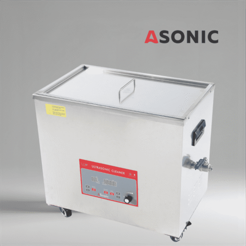 ASONIC IND-400 bagno a ultrasuoni durevole, perfetto per le officine di piccole e medie dimensioni e per la pulizia di precisione.