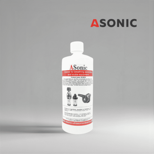 ASONIC AS-BIOX-1 detergente biodegradabile a ultrasuoni, soluzione ecologica da 1L per attività di pulizia sicure ed efficienti.