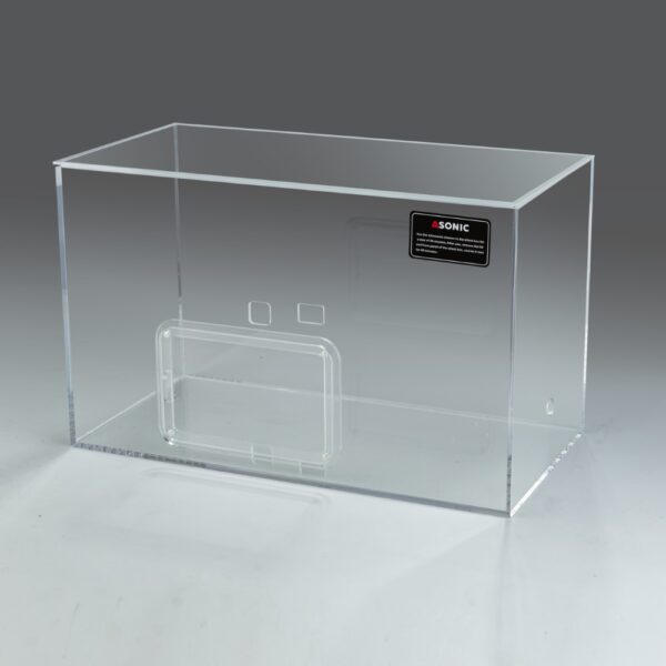 ASONIC Silent Box per pulitori a ultrasuoni da 3L venduti separatamente o insieme all'unità di pulizia.