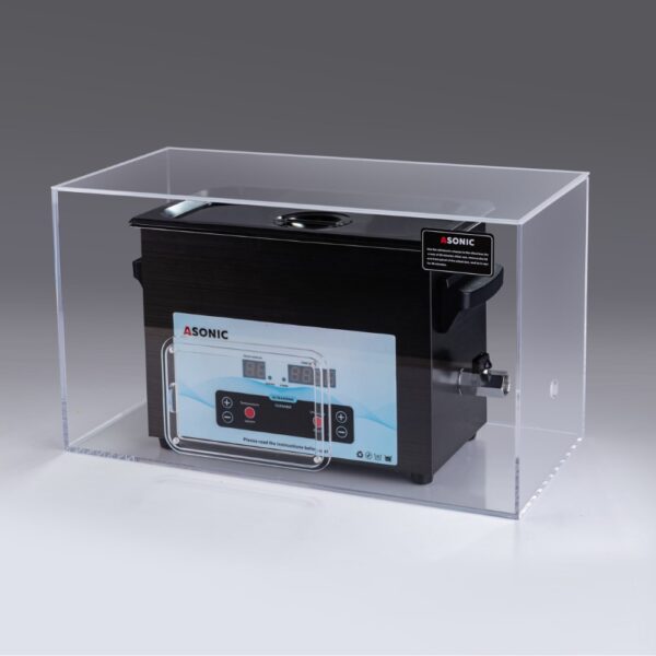 ASONIC MED-50 Pulitore a ultrasuoni e Scatola silenziosa - Capacità 3,5 litri