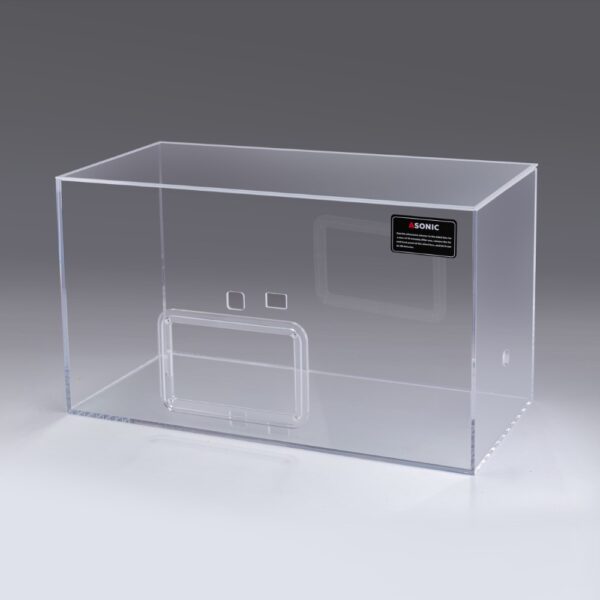 ASONIC Scatola silenziosa per pulitore a ultrasuoni da 5L disponibile separatamente o con un'unità di pulizia completa.